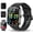Jet black, variant on IOWODO Smart Watch for Women Men, 1.85" HD Fitness Tracker with Bluetooth Calls, 120 Sport Modes, IP68 Waterproof, Android iPhone, Pink
