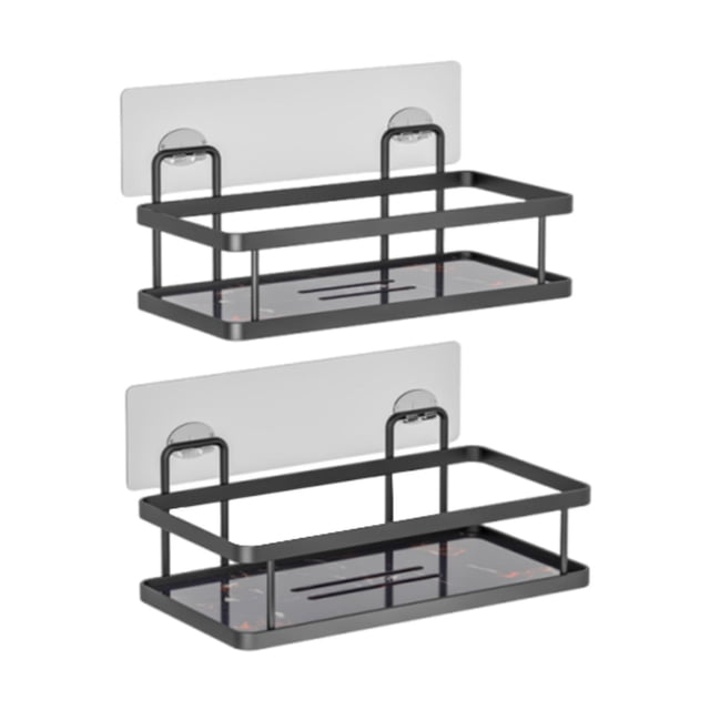 Estante organizador multiusos para ducha, dormitorio, lavandería, inodoro 2 niveles