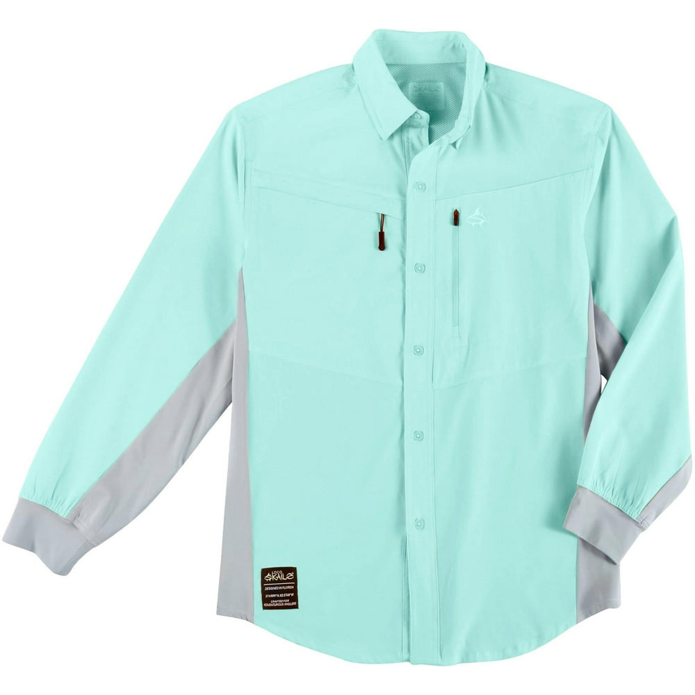 Loco Skailz Loco Skailz Mens Conquest Woven Long Sleeve Fishing Shirt