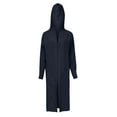 thumbnail image 5 of Baberdicy Cardigan Sweater Women's Solid Color Long Sleeved Hooded Medium Length Sweater Cardigan Women's Cardigans Navy, 5 of 7