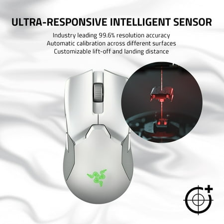 Razer - Viper Ultimate Ultralight Wireless Optical Gaming Mouse with Charging Dock - Mercury