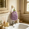 thumbnail image 1 of Xiaoqie Purple Hand Wipe Hanging Super Absorbent Thick Drying Odor Proof Toilet Children's High Beauty Hand Wipe, 1 of 6