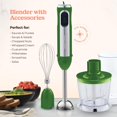 thumbnail image 2 of Multi-Use Immersion Blender Set, Hand Blender with Powerful Copper Motor 800W, High Speed, Turbo Mode, 3-in-1 Handheld Blender Stick Stainless Steel Blades, Whisk, Beaker, Measuring Marks, and Chopper, 2 of 8
