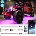 thumbnail image 5 of Amerteer RGB Dreamcolor LED Car Interior Strip Light Kit, 4-Piece, Bluetooth Remote, Waterproof, 5 of 12
