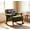 Antique Green, variant on Euroco Mid Century Modern Rocking Chair Nursery, Teddy Upholstered Accent Chair with Solid Wood Frame,Glider Rocker Reading Armchair for Living Room Bedroom,Light Pink