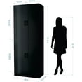 thumbnail image 2 of DIYART Black Kitchen Pantry Cabinet, 71" Tall Kitchen Storage Cabinet with doors, Kitchen Pantry Hutch with Storage for Kitchen, Dining Room, 2 of 7