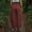 Brick Red, variant on Womens Linen Pant Elastic Bloomers Loose And Slim Pants Lantern Pants With Pockets Brick Red