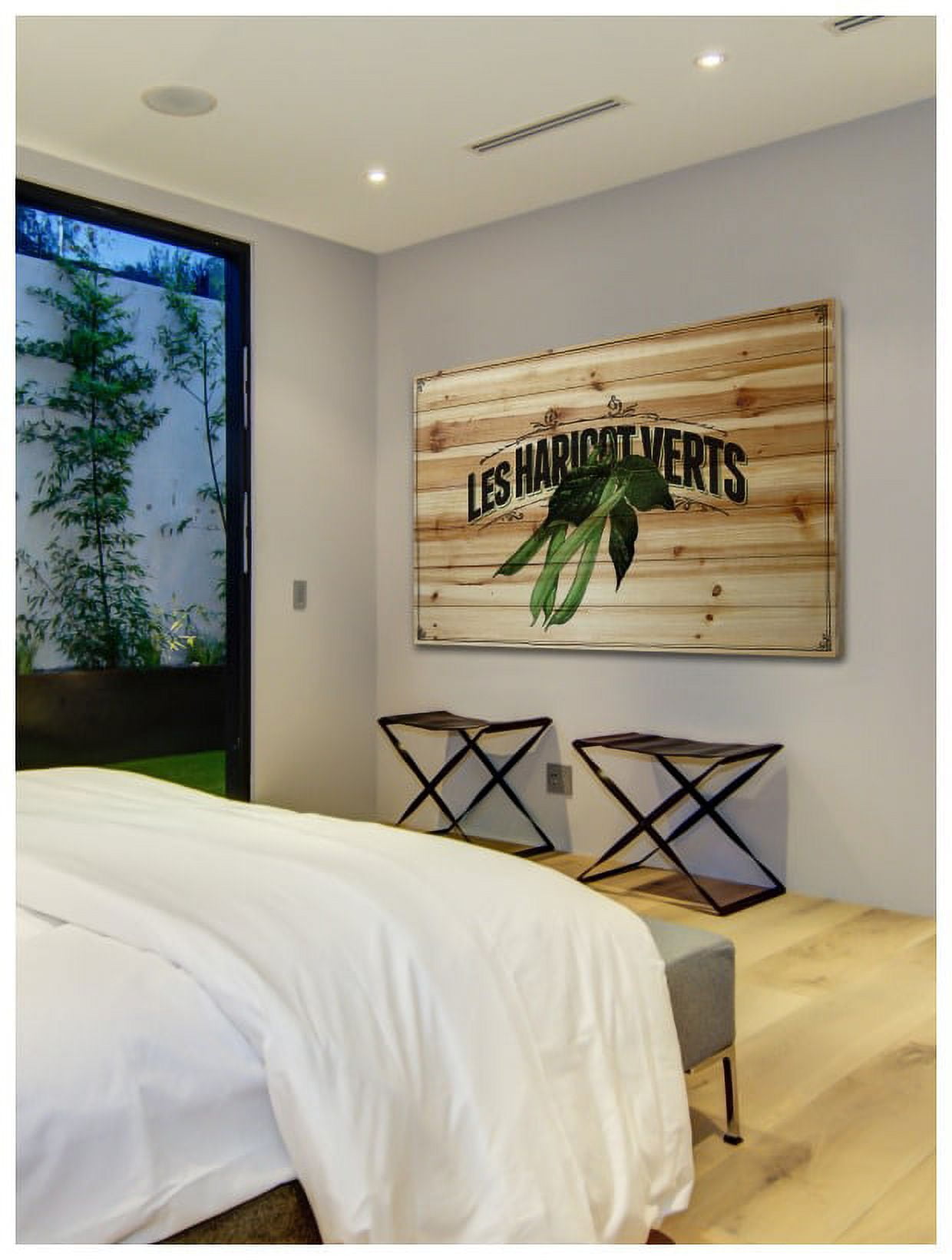 Marmont Hill "French Produce Beans" Painting Print on Natural Pine Wood