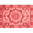 thumbnail image 1 of Ahgly Company Machine Washable Indoor Rectangle Abstract Red Modern Area Rugs, 7' x 9', 1 of 4