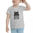 thumbnail image 3 of Show Me Your Kitties Cat Cute Toddler T-Shirts for Boys Girls (Gray, Youth S), 3 of 5