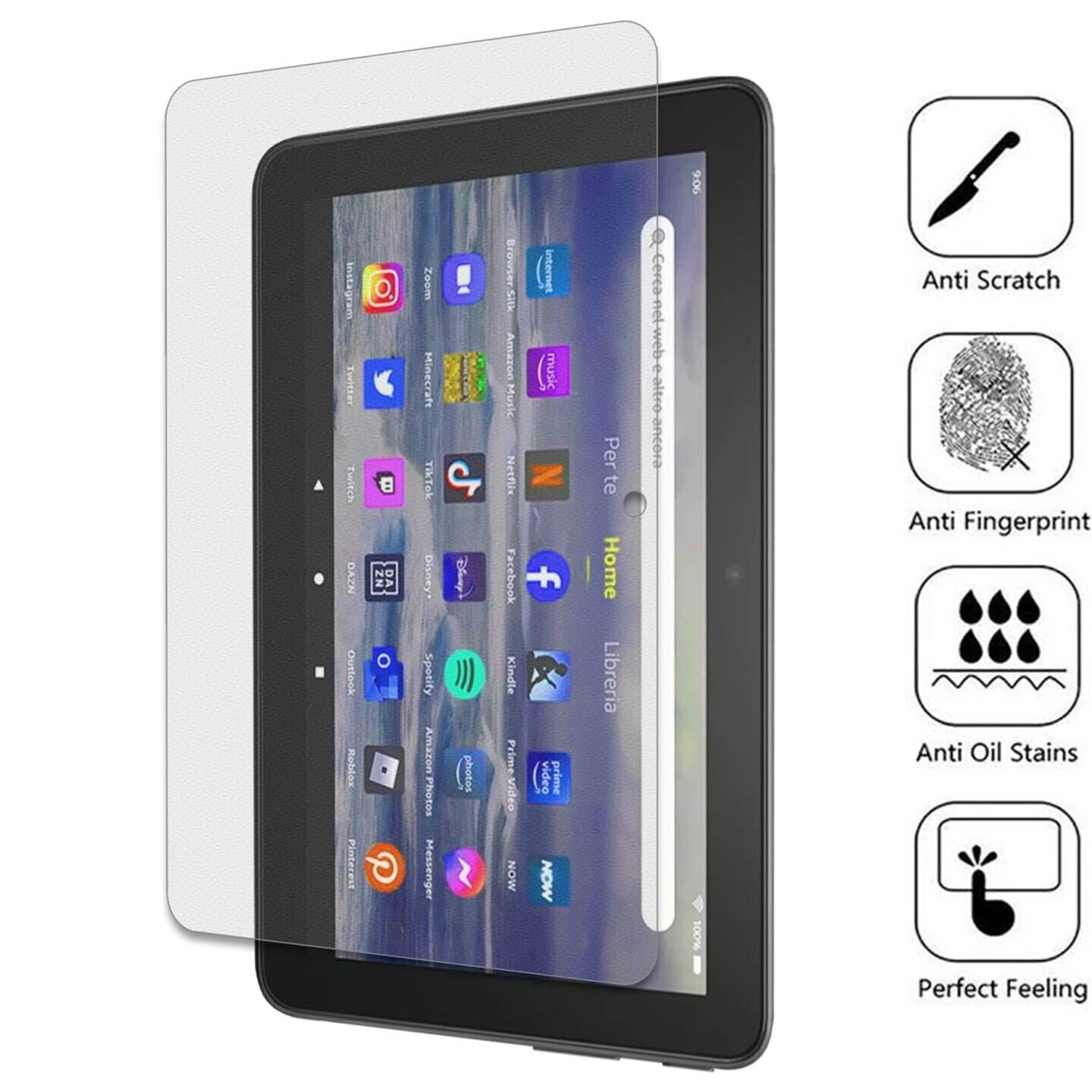 for Kindle Fire 11 Anti-Fingerprint HD Tempered Glass Screen