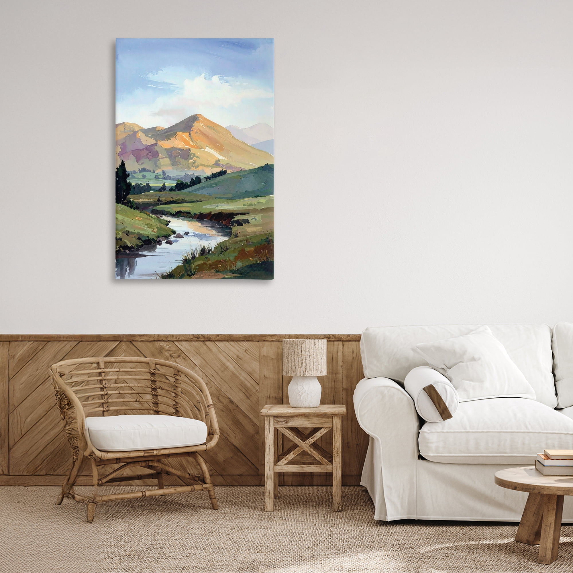 Stupell Industries Across The Valley Canvas Wall Art, design by Alonza Saunders
