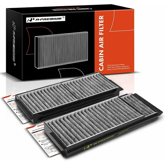 A-Premium Cabin Air Filter w/Activated Carbon Compatible with Mazda 3 2004-2009, 5 2006-2010 2012-2017, 3 Sport 2009-2009