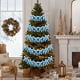 thumbnail image 5 of Jardin decorativo navideño, arbol de navidad, luces LED, adornos de madera, colgantes de cristal, metal resistente, diseño 3D, para exterior, ideal para terraza, 5 of 9