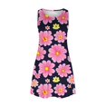 thumbnail image 4 of Vestido estilo suéter estampado sin mangas con cuello redondo para mujer OAVQHLG3B Store  lin121212, 4 of 4