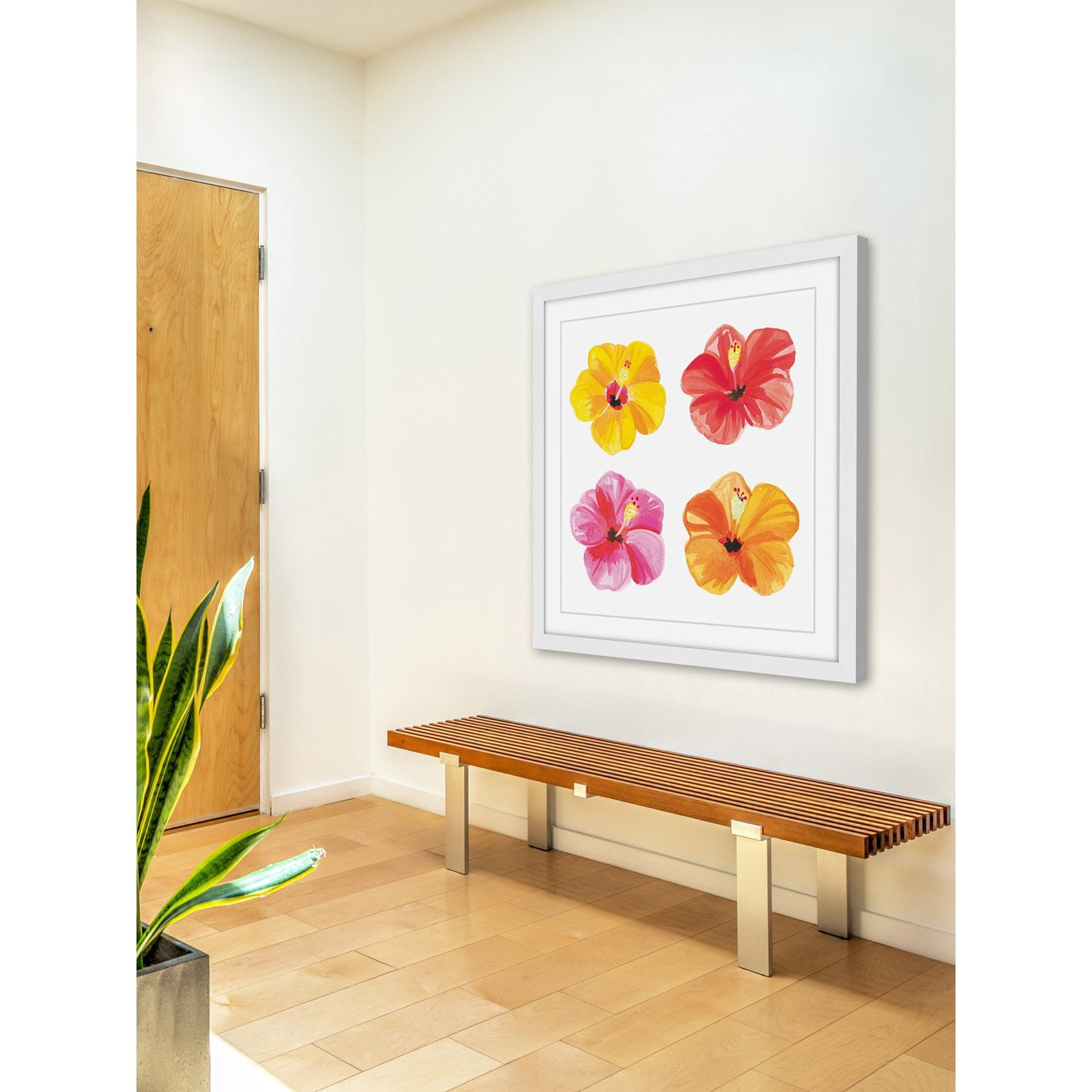 Marmont Hill "Hibiscus" by Molly Rosner Framed Painting Print