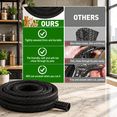 Cable Sleeve Split-sleeving 10ft-1.5inch Cord Management Wire Protector ...