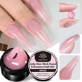thumbnail image 2 of BORN PRETTY Gel para extensión de uñas en gel, transparente, antiadherente, color rosa nude, sólido, para manos, pegamento de diamantes de imitación para uñas DIY, 2 of 5