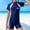 Z02#Navy, variant on Fesfesfes 6-14Years Boys Swim Sets Short Sleeve Rash Guard Swimwear Summer Quicking Dry Swimsuit Bathing Suit Casual Bathing Suit