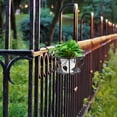 thumbnail image 4 of Greenadscape 2Ud Soporte Colgante De Hierro Para Macetas Negro Para Jardín Y Hogar Decorativo, 4 of 8