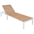 thumbnail image 6 of vidaXL 5 Piece Patio Lounge Set with Cushions Aluminum and WPC, 6 of 9