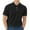 Black, variant on kamemir Polos for Men Men's Performance Short Sleeve Polo Shirt(Dark Blue,3XL)
