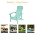 thumbnail image 5 of ACEGOSES 4 Pcs Adirondack Chair Weather Resistant for Patio Garden, Backyard,Porches and Indoors,Light Green, 5 of 5