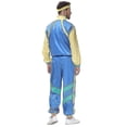 thumbnail image 4 of Disfraz de vestido de fiesta con traje de concha de los 80/90, chándal retro, disfraces de hip hop de los 90, disfraces de los 80 para hombre y mujer, chaqueta y pantalón, 4 of 5