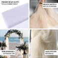 thumbnail image 4 of Efavormart 108" x 50 yards Extra Large Soft Wedding Tulle For Party Decorations Banquet Event Sewing DIY Crafts Fabrics - Ivory, 4 of 11