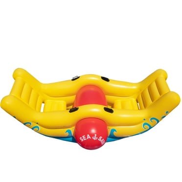 Swimline Vinyl Inflatable Sea-Saw Rocker Pool Float, Yellow - Walmart.com