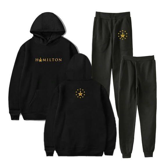 Hamilton 10 Years Merch Hoodie Jogger Pants Two Piece Set Sweatshirts Sweatpants Women Men Outfit Sets