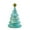 C, variant on Opvise Glass Christmas Tree with LED Lights Decorative Tabletop Holiday Ornament Battery Powered Festive Home Desk Decor Gift