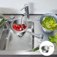 thumbnail image 4 of Stainless Steel Swan Sink Strainer Basket,Swan Drain Basket for Kitchen Sink,Faucet Hanging Filter Basket,Kitchen Sink Drain Basket,Triangle Kitchen Sink Drain Basket, Corner Sink Strainer, 4 of 7