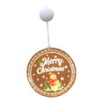 thumbnail image 1 of Adorno navideño colgante jinwen muñeco de nieve con luz blanca cálida, 1 of 8
