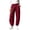Wine, variant on High Waisted Baggy Sweatpants For Women Soft Barrel Leg Workout Gym Active Joggers With Pockets Elastic Drawstring Lounge Pants