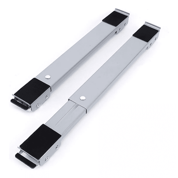 Base Con Ruedas Soporte Ajustable para Electrodomestico, Blanco/Negro