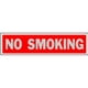 Hy-Ko Produits 426 2 x 8 Po Rouge Non Fumeur Signe&44; Pack de 10 – image 1 sur 1