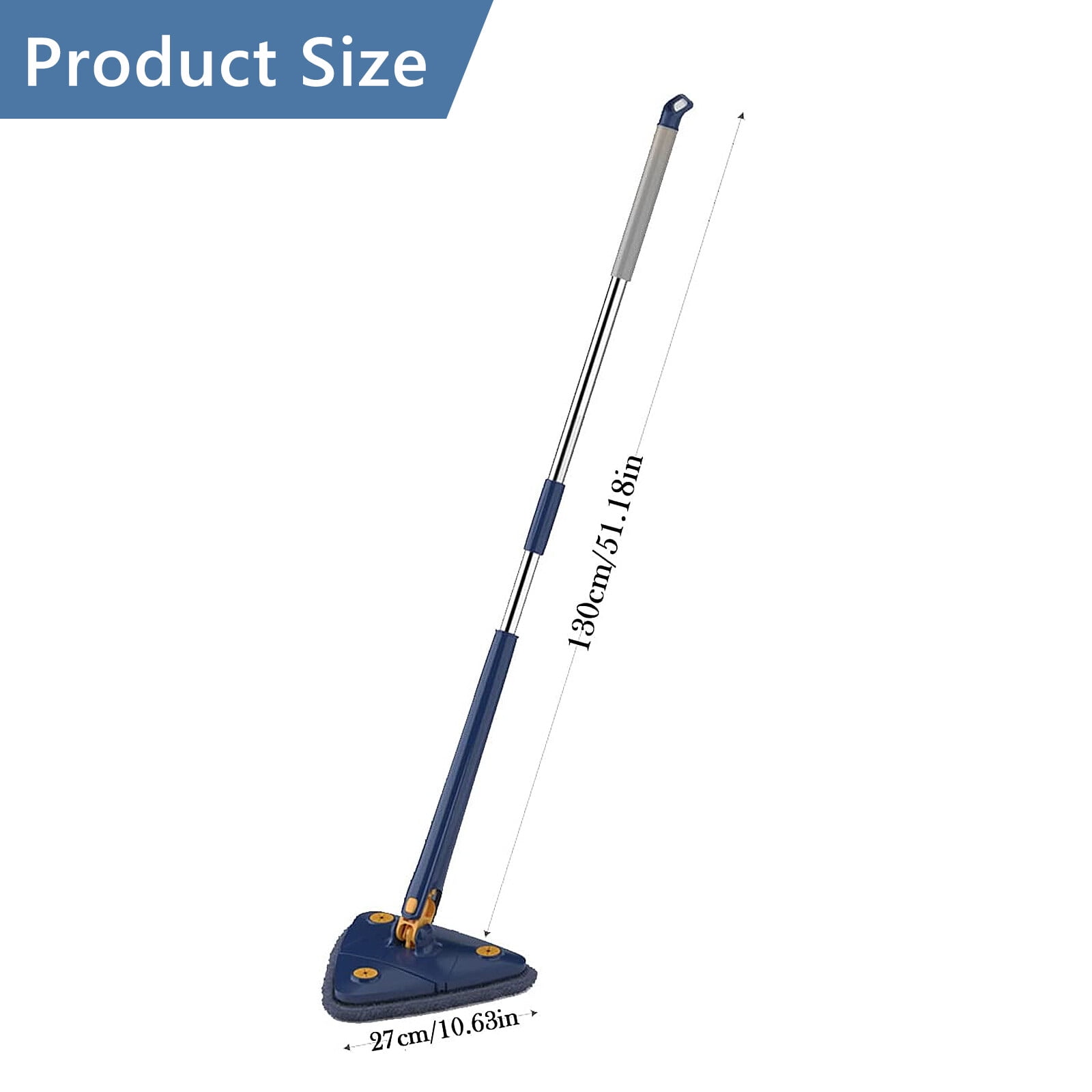 CHAMAIR Deep Cleaning Mop with Bucket Square Mop 360 Rotatable for Home  Wall (6 cloth)