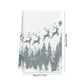 thumbnail image 3 of Toallas de cocina navideñas | Toalla de microfibra con estampado de árbol de Navidad para cocina, baño y bar | Toalla navideña gris de 45 x 66 cm, 3 of 5