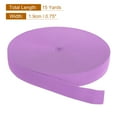 thumbnail image 2 of Uxcell Elastic Band 0.75'' x 15 Yard Stretch Knit Elastic Bands Fabric Elastic Band for Sewing (Plum Purple), 2 of 6