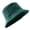Green, variant on Corduroy Bucket Hat Solid Color Unisex Trendy Soft Lightweight Outdoor-Coffee