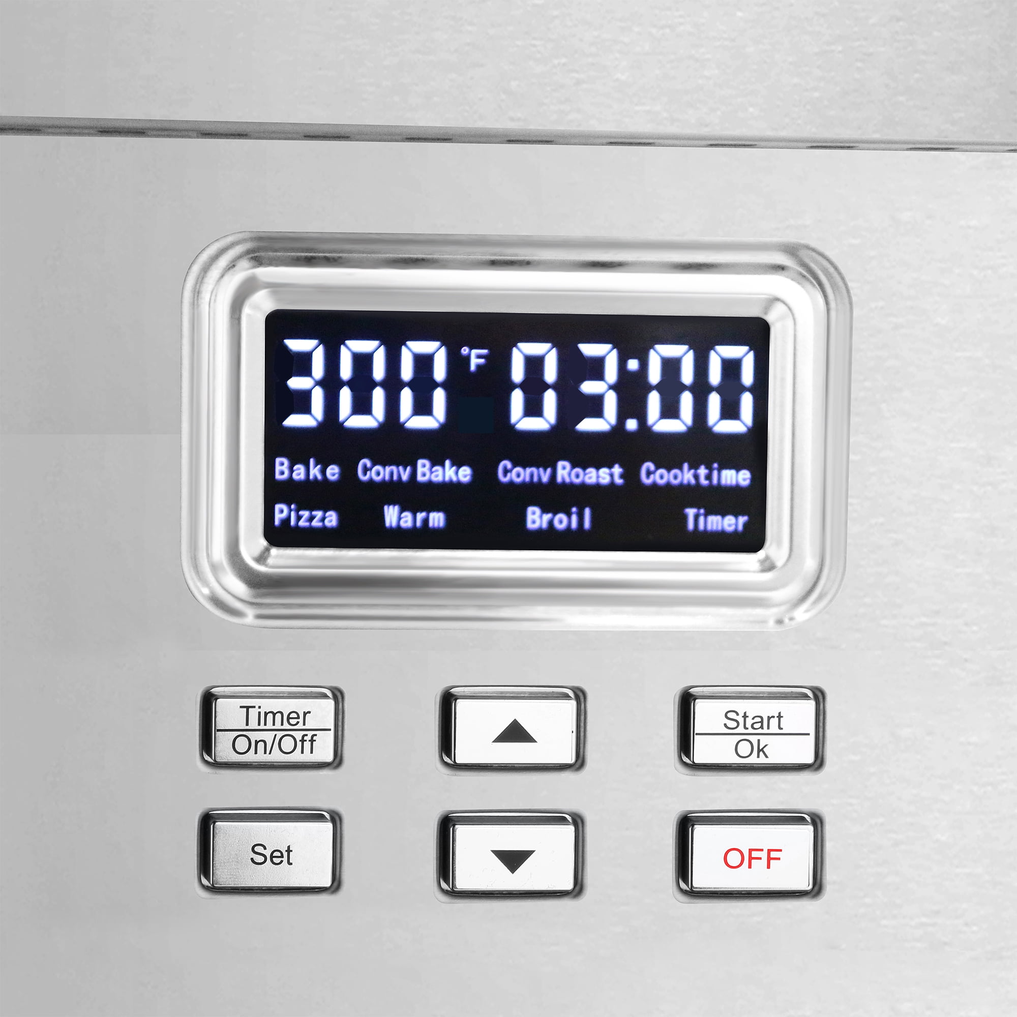 Cosmo 30 in. Lumin Collection 4.8 cu. ft. Gas Range with 4 Sealed Gas Burners and Convection Oven in Stainless Steel