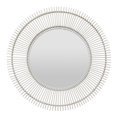 thumbnail image 1 of Plutus Brands PBTH94807 Natural Fiber Rattan Wall Mirror, White, 1 of 1