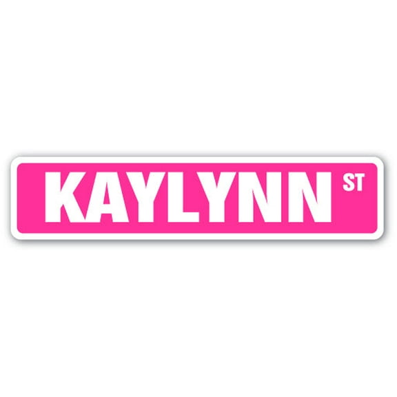 KAYLYNN Street Sign Childrens Name Room Sign | Indoor/Outdoor |  18" Wide