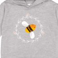 thumbnail image 3 of Inktastic Bee Cute Kids Honeybee Toddler Hoodie, 3 of 4
