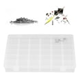 thumbnail image 1 of Organizador De Herramientas, Caja De Almacenamiento De Piezas De PP, Divisores Ajustables Fuertes Y Transparentes, 36 Rejillas Para Manualidades, 1 of 8