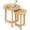 Natural, variant on Costway Round Nesting Coffee Table Set of 2 with Thickened Top & Solid Rubber Wood Legs Natural