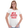 thumbnail image 3 of Number 1 Greatest Mom in the World Womens Slim Fit Graphic Tee Brisco Brands X, 3 of 5