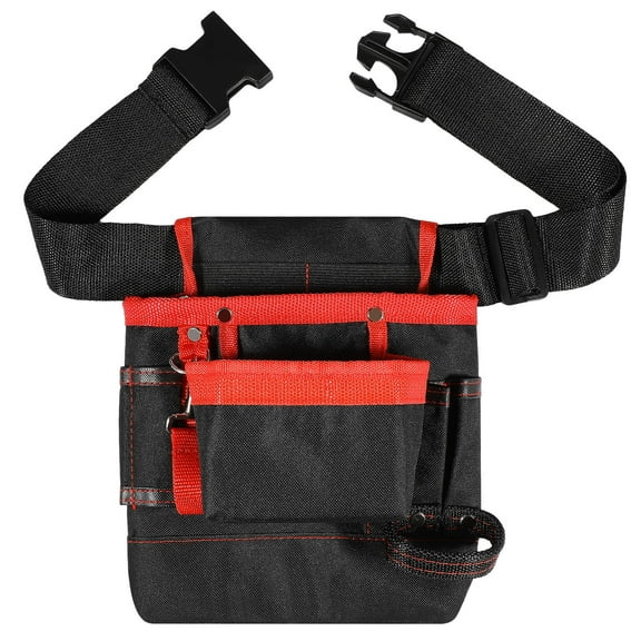 HOMEMAXS Tool Pouch Electrician Utility Waist Tool Pouch Small Tool Bag Organizer Multifunctional Belt Bag Electrical Tool Pouch