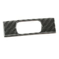 thumbnail image 2 of Emergency Light Button Decor Cover, Emergency Light Switch Panel Trim Carbon Fiber Colofast Anti Deformation Gloss Black  For Car, 2 of 8